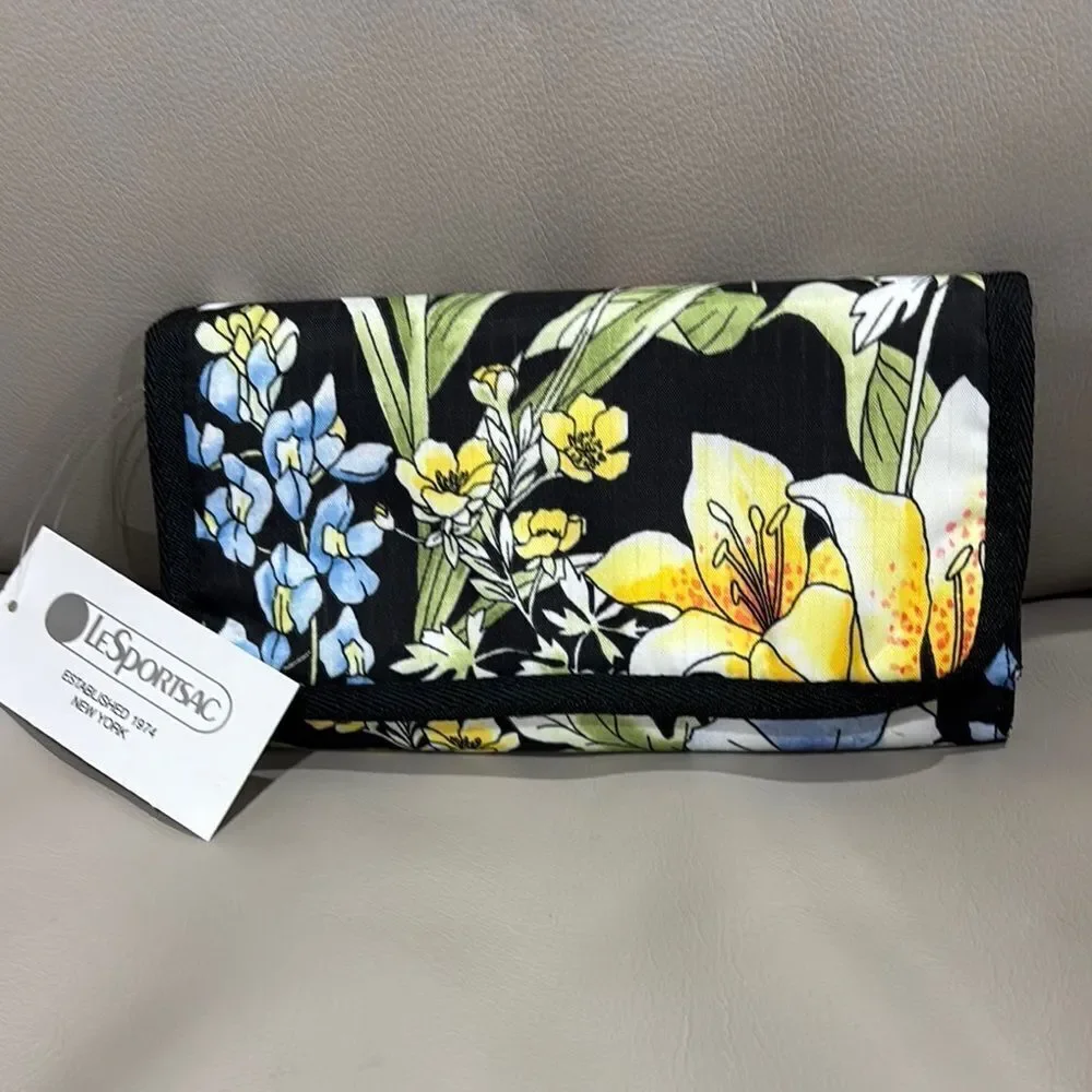 LeSportsac Floral Black Pouch - Picture 2 of 3